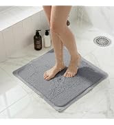 Upgraded Non Slip Shower Mat,Anti Slip Bathtub Mat with Suction Cups,Scrubber Mats,Easy to Clean,...