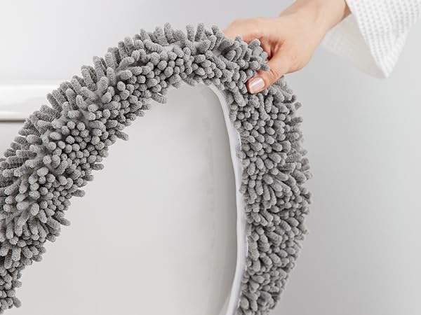 Toilet lid cover, elongated toilet seat cover, toilet cover lid