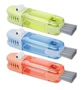 3 in 1 Cup Lid Gap Cleaning Brush Set, Multifunctional Bottle Cleaning Brush, Silicone Cup Lid Ga...