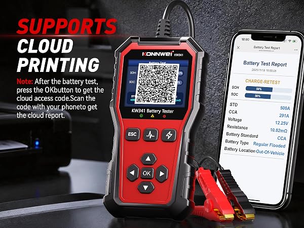 KW341 Battery Tester