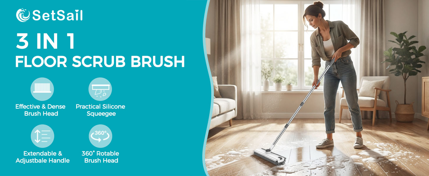 SetSail Floor Scrub Brush
