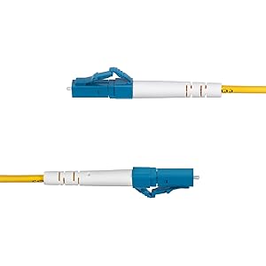 LC to LC (UPC) OS2 Single Mode Simplex Fiber Optic Cable, 9/125µm, 40G/100G, Bend Insensitive