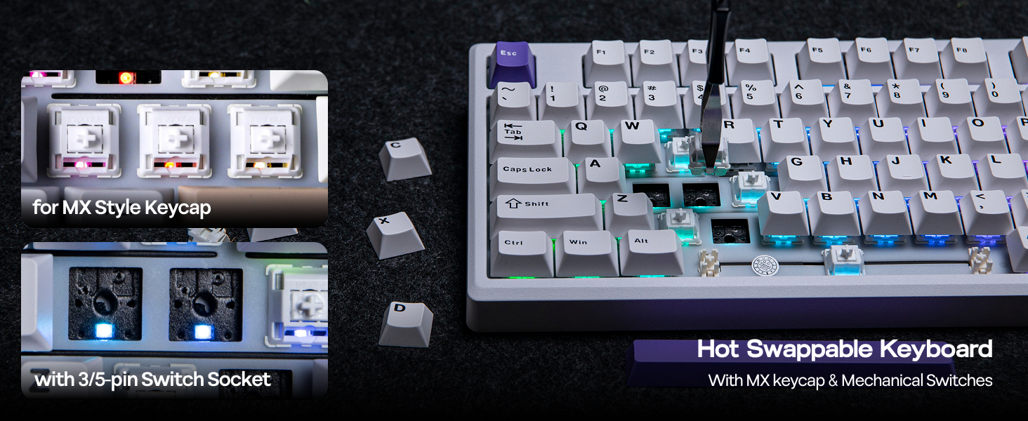 Galaxy100 wireless gaming keyboard