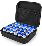 SMYV Insulin Vial Holder Storage Case for Fridge, Peptide Case Fits Standard 10ml U-100 Vials, 30...