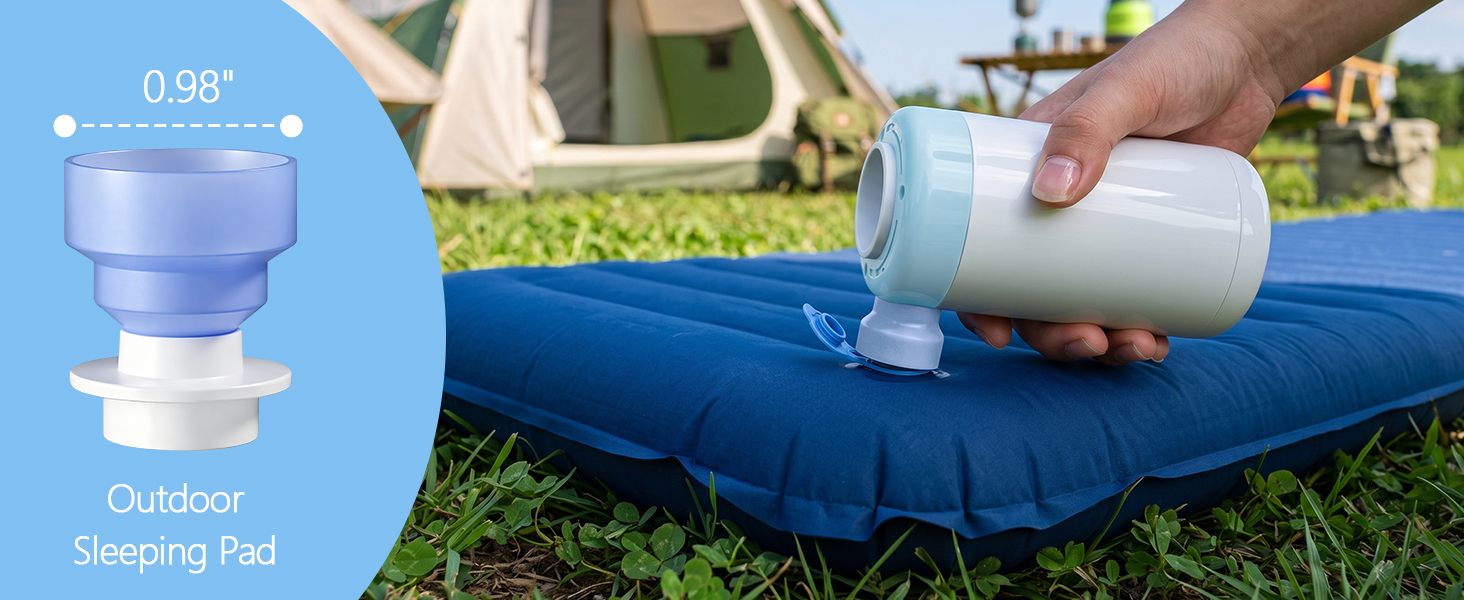 Portable Air Pump for Inflatables Tiny Pump Air Mattress Pump Electric Air Pump for Camping