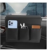 Figpade Car Armrest Storage Box for Window,Multi-Function Car Window Armrest Organizer with Multi...