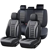 Coverado Car Seat Covers Full Set, Seat Covers for Cars, Front Seat Covers and Back Seat Cover Wa...