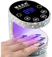 MEKK Mini UV Light for Gel Nails, 24W Cordless Flash Cure Nail Lamp | Flash cure, Auto Sensor, 4 ...