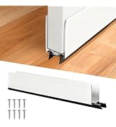 1" x 36" White Aluminum Storm Door Sweep Replacement Weatherproof Bottom Seal for Security Doors ...