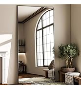 GLSLAND 71"x31" Full Length Mirror Extra Large Hanging or Leaning Rectangle Mirror Aluminum Alloy...