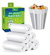 clear trash bags 1.2 gallon