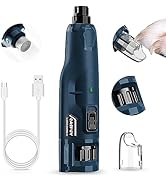 Casfuy Dog Nail Grinder Quiet - (45db)6-Speed Pet Nail Grinder with 2 LED Lights for Large Medium...