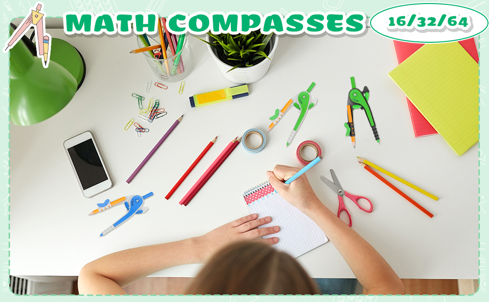 math compass geometry math set