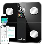 RunStar Smart Scale for Body Weight, High Accuracy Digital Bathroom Scale with Large Display for ...