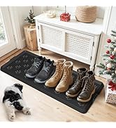 Azadx Heavy Duty Boot Trays Natural Rubber Shoe Mat Tray for Entryway Large Boot mat Tray Multi-P...