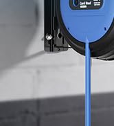 DEWENWILS 20 Amp Retractable Extension Cord Reel 40FT, Blue | 10AWG SJTOW Heavy Duty, Auto-Rewind...
