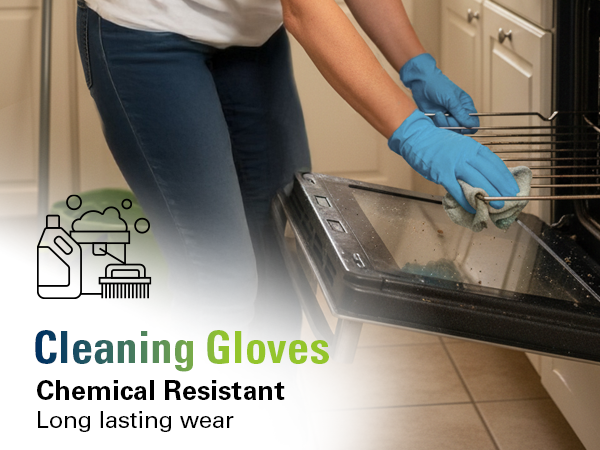 cleaning gloves