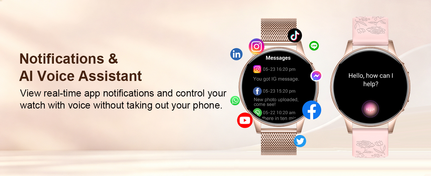 Notifications & AI Voice Assistant