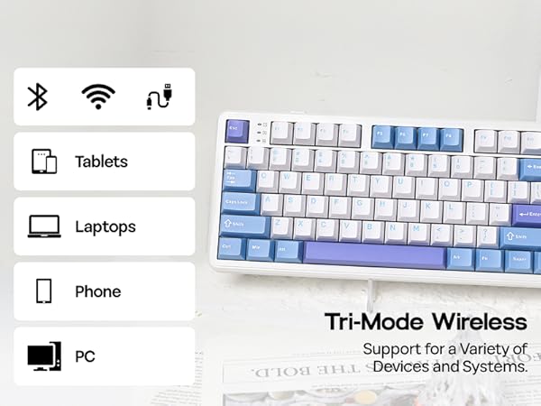 AULA F108 Wireless Gaming Keyboard