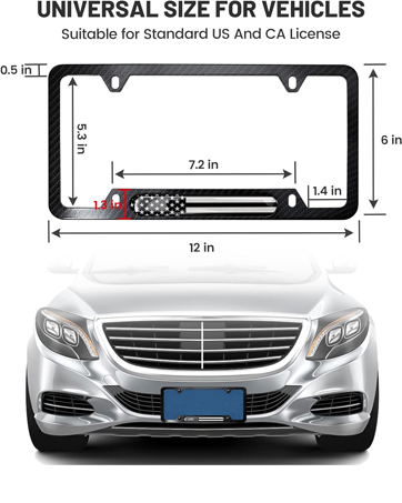 License plate frames for woman