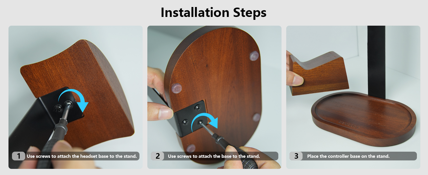 headset and controller stand