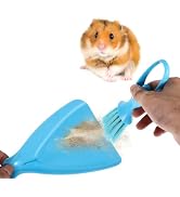 Mipcase 2 Sets Mini Broom and Dustpans- Small Dustpan and Brush Hamster Cage Cleaning Tools, Cage...