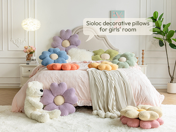 decor pillows for girls