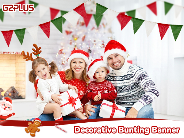Christmas Burlap Banners