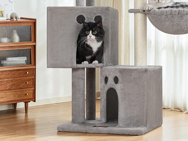 cat tree for indoor cats large adult