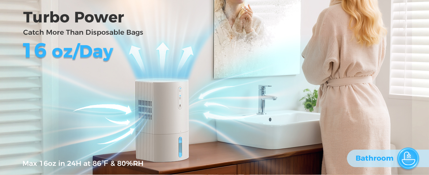 Quiet dehumidifier for home