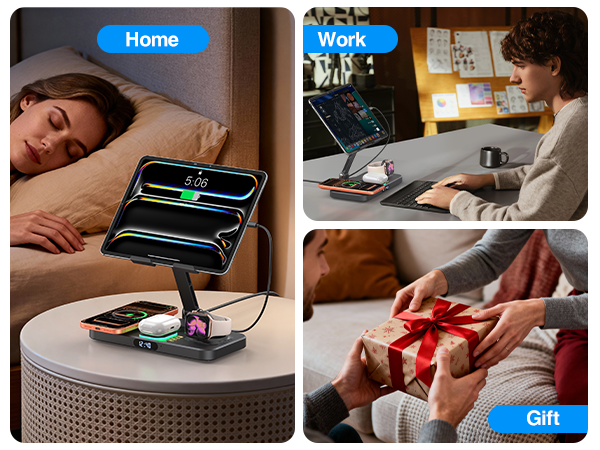 foldable Magnetic Wireless Charging Station