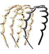 3Pcs Shark Headband Teeth Comb Headband Wavy Toothed Hairband Hair Accessories for Women Men Girl...