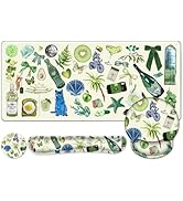 Mouse Pad, 4 in1 Large Desk Mat, Desk Pad Matt for Desktop, Anti-Slip XXL Big Computer Ergonomic ...