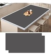 2Pack Large Silicone Mats for Kitchen Counter, 48''x24''(120cmx60cm) Heat Resistant Mat for Kitch...
