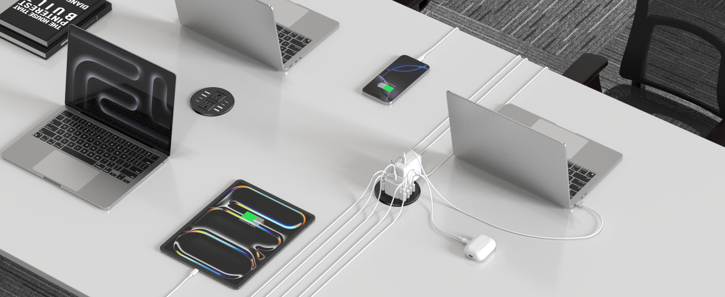 desk power grommet