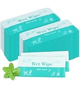 Hipruict Individual Hand Wipes, 100 Pcs Wet Wipes Individually Wrapped, Wet Napkins Travel Size f...