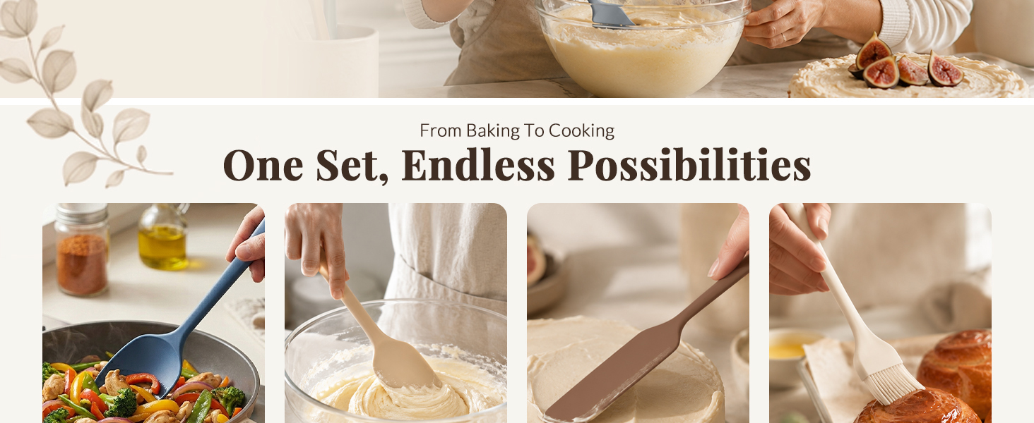 6-Piece Silicone Spatula Set
