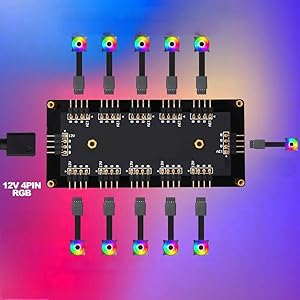 Five sets of fan sockets on each side