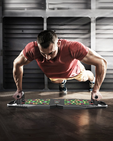 Push UP Board with Resistance Bands
