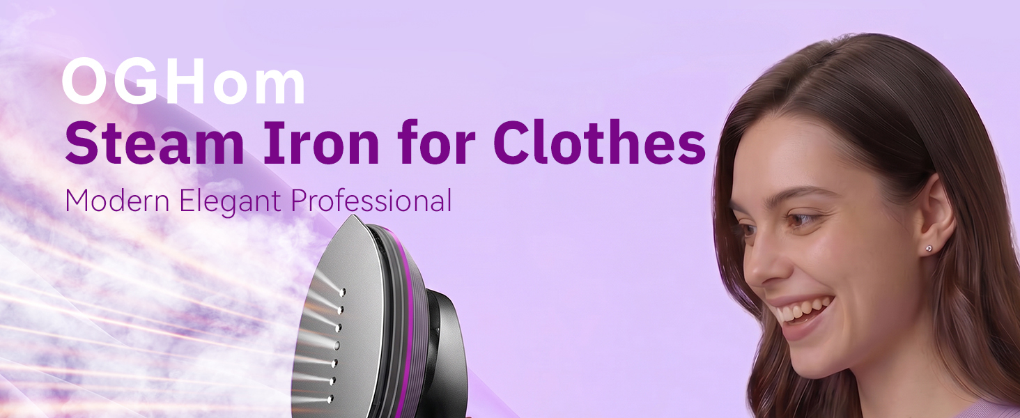 OGHom Steam Iron for Clothes