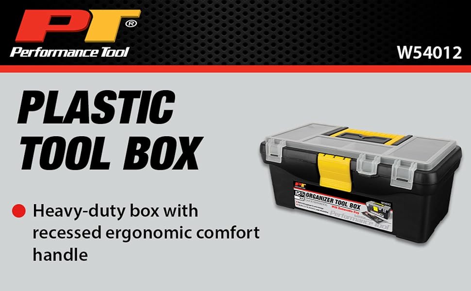 12-1/2" Plastic Tool Box