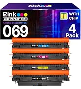 E-Z Ink 069 Toner Cartridge with Chip Compatible for Canon 069 Toner Cartridge Set 069H to use wi...