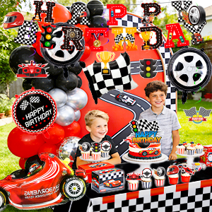 racing car birthday party supplies