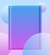Metronic Bubble Mailers 6x10 Inch 100 Pack BluePurple Usable Size 6x9