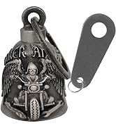 Dream Apparel Motorcycle Biker Bell W/ Motorcycle Bell Hanger, Motorcycle Accessories or Key Chai...