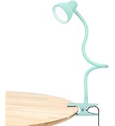 LiFMIRA Clip on Reading Light for Bed 3 Color Modes, 10 Brightness Dimmable, Flexible Gooseneck C...