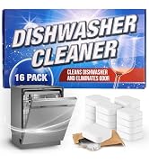IMPRESA Dishwasher Cleaner & Deodorizer - 16 Tablets - Eliminates Limescale & Mineral Buildup - R...