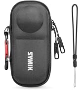 SYMIK Capsule Case for Insta360 X5 / X4 Air (for Original Lens Cap), Anti-water Splash, Anti-shoc...