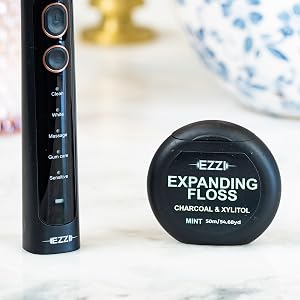 EZZI Toothbrush and Dental Floss Combination