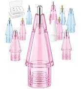 NXVX Replacement Tips for Apple Pencil, 12 Different Tips, Pink & Sky Blue | Paper-feel to smooth...